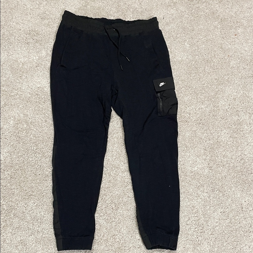 Nike Black Cargo Joggers